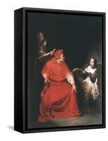 Joan of Arc in Prison, 1825-Paul Delaroche-Framed Stretched Canvas
