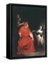 Joan of Arc in Prison, 1825-Paul Delaroche-Framed Stretched Canvas