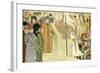 Joan of Arc is received by Charles VII of France-Louis Maurice Boutet De Monvel-Framed Giclee Print