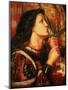 Joan of Arc Kissing the Sword of Deliverance, 1863-Dante Gabriel Rossetti-Mounted Premium Giclee Print