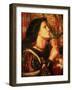 Joan of Arc Kissing the Sword of Deliverance, 1863-Dante Gabriel Rossetti-Framed Giclee Print