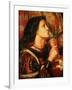 Joan of Arc Kissing the Sword of Deliverance, 1863-Dante Gabriel Rossetti-Framed Giclee Print