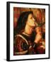 Joan of Arc Kissing the Sword of Deliverance, 1863-Dante Gabriel Rossetti-Framed Giclee Print