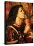 Joan of Arc Kissing the Sword of Deliverance, 1863-Dante Gabriel Rossetti-Stretched Canvas