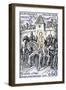 Joan of Arc Leaving Vacoleurs Through Porte De France, February 23, 1429 for Postmark, France-null-Framed Giclee Print