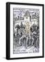 Joan of Arc Leaving Vacoleurs Through Porte De France, February 23, 1429 for Postmark, France-null-Framed Giclee Print