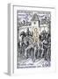 Joan of Arc Leaving Vacoleurs Through Porte De France, February 23, 1429 for Postmark, France-null-Framed Giclee Print