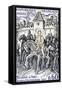 Joan of Arc Leaving Vacoleurs Through Porte De France, February 23, 1429 for Postmark, France-null-Framed Stretched Canvas