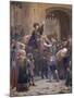 Joan of Arc Leaving Vaucouleurs, 23rd February 1429-Jean-jacques Scherrer-Mounted Giclee Print