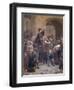 Joan of Arc Leaving Vaucouleurs, 23rd February 1429-Jean-jacques Scherrer-Framed Giclee Print