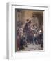 Joan of Arc Leaving Vaucouleurs, 23rd February 1429-Jean-jacques Scherrer-Framed Giclee Print