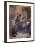 Joan of Arc Leaving Vaucouleurs, 23rd February 1429-Jean-jacques Scherrer-Framed Giclee Print