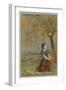 Joan of Arc Listening to Voices-null-Framed Giclee Print