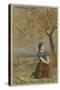 Joan of Arc Listening to Voices-null-Stretched Canvas