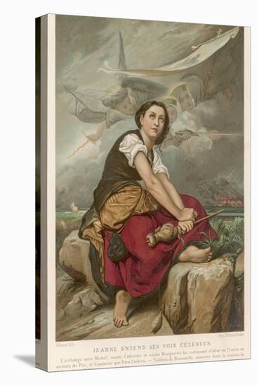 Joan of Arc Maid of Orleans French National Heroine-Benouville-Stretched Canvas