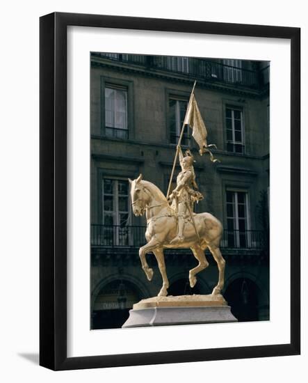 Joan of Arc, Monument in Paris-Emmanuel Fremiet-Framed Premium Photographic Print