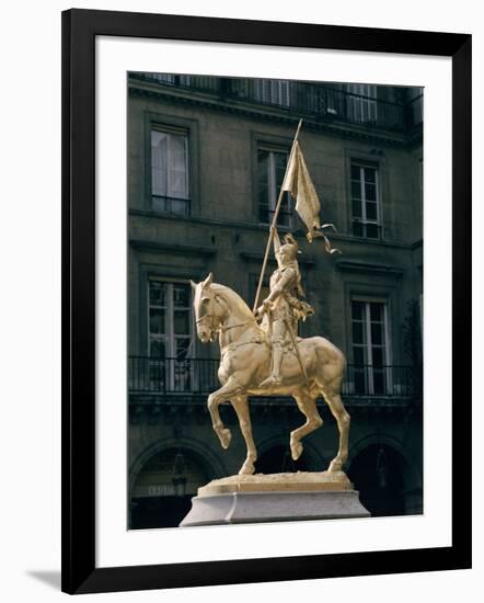 Joan of Arc, Monument in Paris-Emmanuel Fremiet-Framed Photographic Print