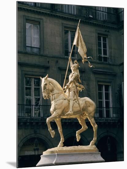 Joan of Arc, Monument in Paris-Emmanuel Fremiet-Mounted Photographic Print