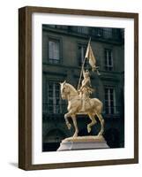 Joan of Arc, Monument in Paris-Emmanuel Fremiet-Framed Photographic Print