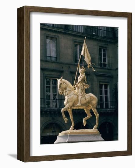 Joan of Arc, Monument in Paris-Emmanuel Fremiet-Framed Photographic Print