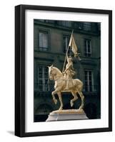 Joan of Arc, Monument in Paris-Emmanuel Fremiet-Framed Photographic Print