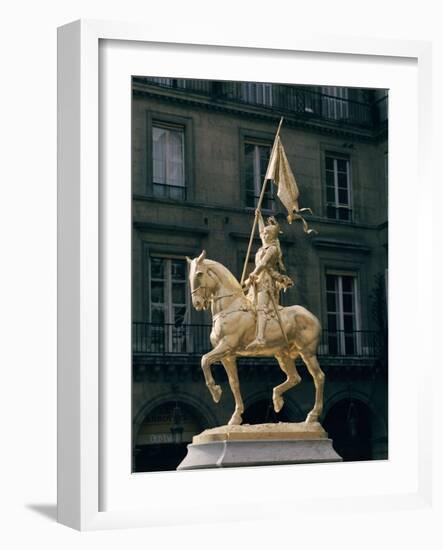Joan of Arc, Monument in Paris-Emmanuel Fremiet-Framed Photographic Print