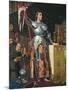 Joan of Arc on Coronation of Charles Vii in the Cathedral of Reims-Jean-Auguste-Dominique Ingres-Mounted Art Print