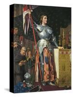 Joan of Arc on Coronation of Charles Vii in the Cathedral of Reims-Jean-Auguste-Dominique Ingres-Stretched Canvas