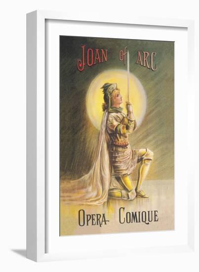 Joan of Arc: Opera Comique-null-Framed Art Print