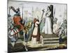 Joan of Arc's Death Made in Wissembourg in Alsace, France-null-Mounted Giclee Print