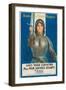 "Joan of Arc Saved France: Save Your Country, Buy War Savings Stamps", 1918-William Haskell Coffin-Framed Giclee Print