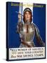 Joan of Arc Saved France, Women of America, Save Your Country Poster, 1918-Haskell Coffin-Stretched Canvas