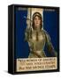 Joan of Arc Saved France, Women of America Save Your Country, WWI Poster-William Haskell Coffin-Framed Stretched Canvas