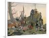 Joan of Arc surveys French casualties-Louis Maurice Boutet De Monvel-Framed Giclee Print