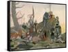 Joan of Arc surveys French casualties-Louis Maurice Boutet De Monvel-Framed Stretched Canvas