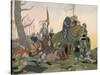 Joan of Arc surveys French casualties-Louis Maurice Boutet De Monvel-Stretched Canvas