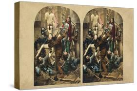 Joan of Arc Taken Prisoner-null-Stretched Canvas