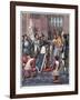 Joan of Arc takes part in the coronation ceremony of Charles VII in Reims on July 17th 1429-Frederic Lix-Framed Giclee Print