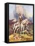 Joan of Arc, the Country Girl Who Led a King to Victory, 20th Century-C Dudley Tennant-Framed Stretched Canvas