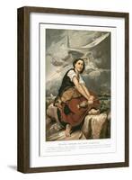 Joan of Arc, the Maid of Orleans, 15th Century French Patriot and Martyr, Mid 19th Century-Francois Leon Benouville-Framed Giclee Print