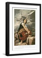 Joan of Arc, the Maid of Orleans, 15th Century French Patriot and Martyr, Mid 19th Century-Francois Leon Benouville-Framed Giclee Print