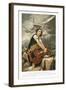 Joan of Arc, the Maid of Orleans, 15th Century French Patriot and Martyr, Mid 19th Century-Francois Leon Benouville-Framed Giclee Print