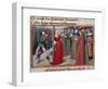 Joan of Arc Tied to the Stake - 15Th Cent. Illumination-null-Framed Giclee Print