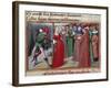 Joan of Arc Tied to the Stake - 15Th Cent. Illumination-null-Framed Giclee Print