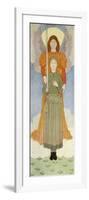 Joan of Arc with angel-Louis Maurice Boutet De Monvel-Framed Giclee Print