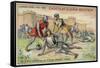 Joan of Arc Wounded before the Walls of Paris-null-Framed Stretched Canvas