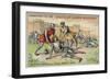 Joan of Arc Wounded before the Walls of Paris-null-Framed Giclee Print