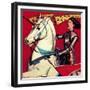 Joan of Arc-English School-Framed Giclee Print