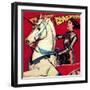 Joan of Arc-English School-Framed Giclee Print