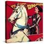 Joan of Arc-English School-Stretched Canvas